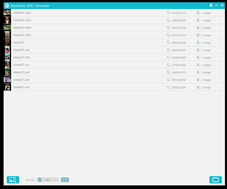 Código de registro do conversor Joyoshare HEIC