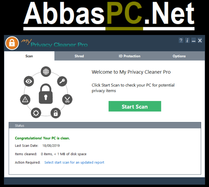 Minha chave de licença do Privacy Cleaner Pro