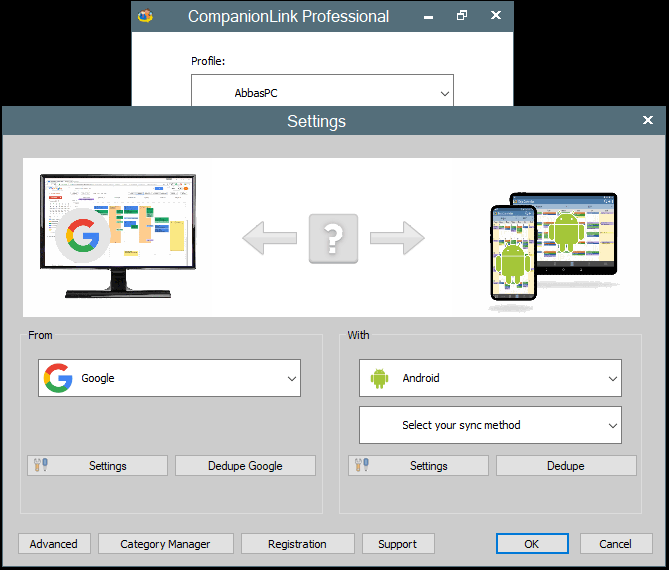 Download da chave serial profissional CompanionLink