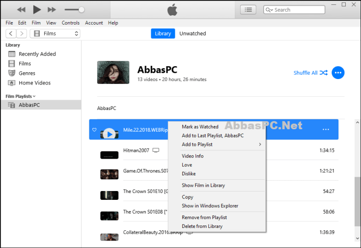 Download gratuito do iTunes da Apple para Windows AbbasPC