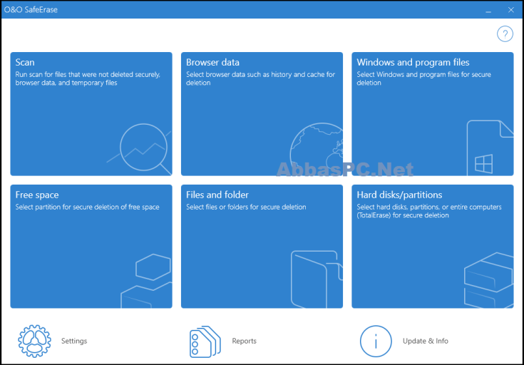 Download do código de registro profissional O&O SafeErase