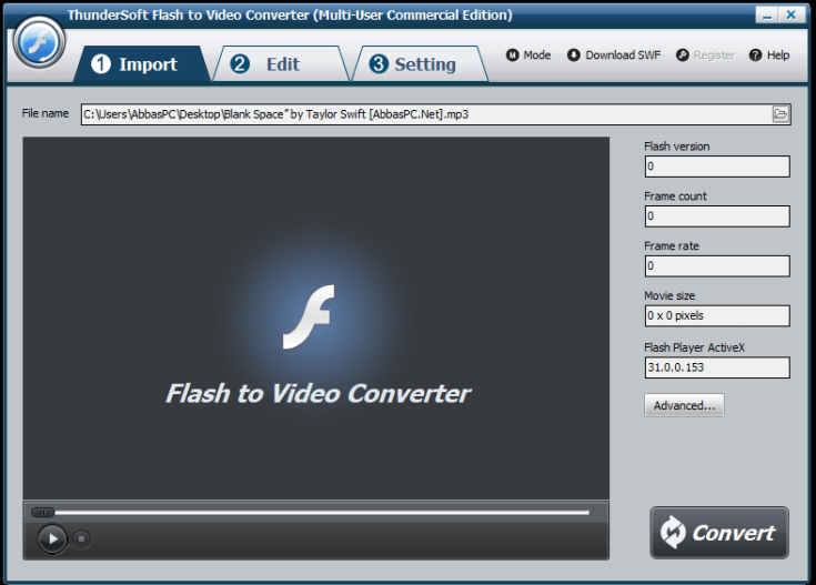 Código de registro do ThunderSoft Flash para conversor de vídeo