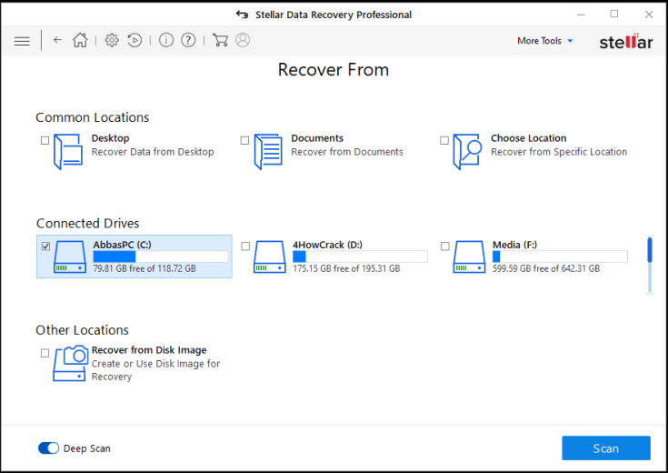 Download Grátis da chave de ativação profissional do Stellar Data Recovery