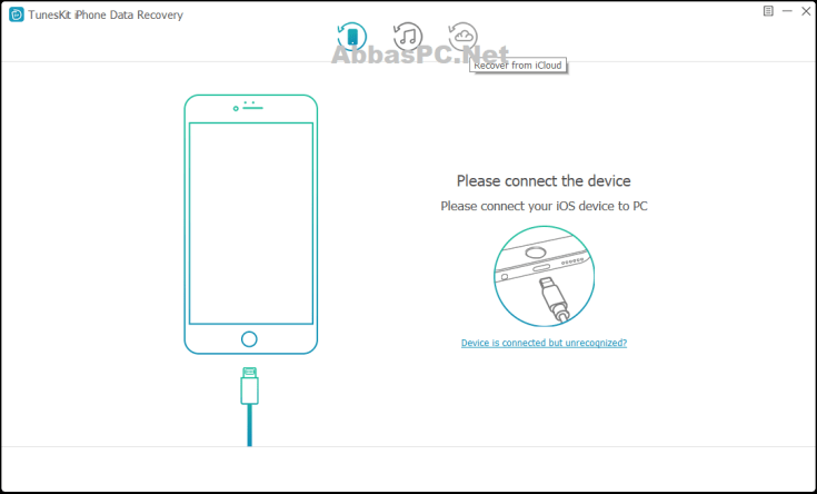 Código de registro de recuperação de dados do TunesKit para iPhone