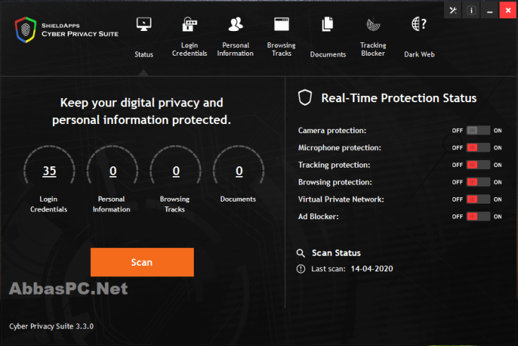 Chave de licença do Cyber ​​Privacy Suite