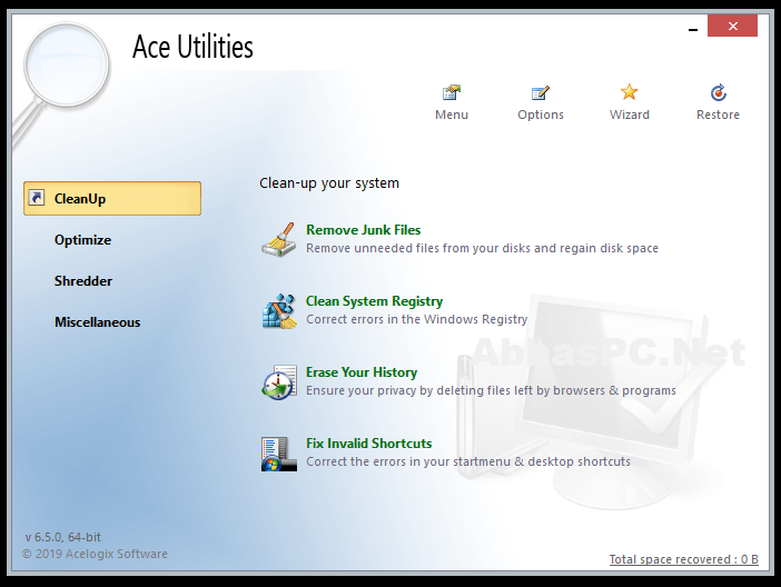 Download Grátis da chave de registro do Ace Utilities