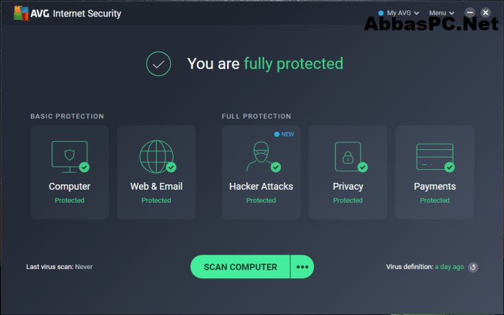 Download Grátis da chave de licença do AVG Internet Security