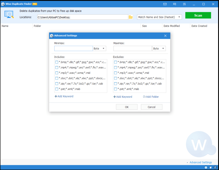 Chave de licença do Wise Duplicate Finder Pro