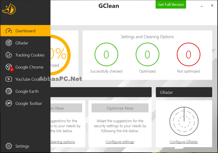 Versão completa do Abelssoft GClean