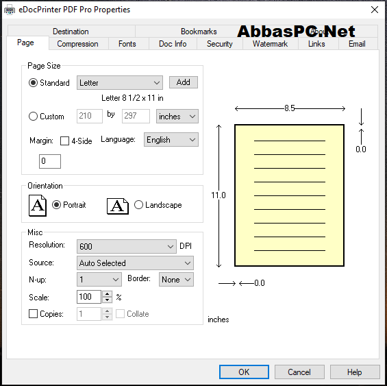 Código de registro do eDocPrinter PDF Pro