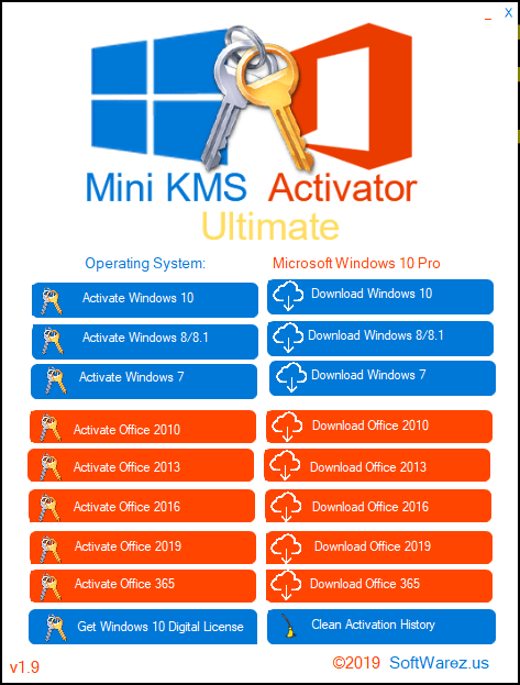 Download da versão Crackeadoeada do Mini KMS Activator Ultimate