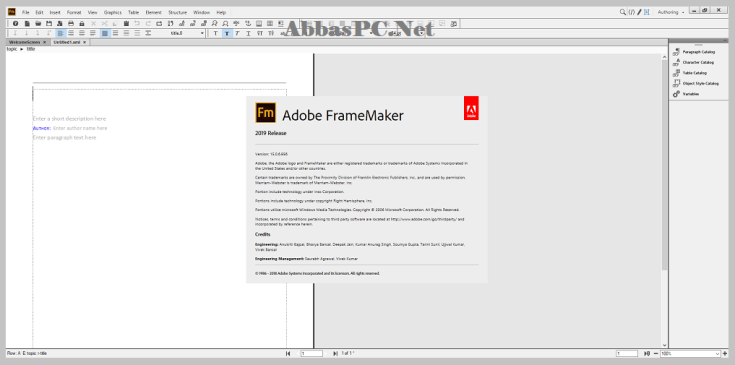 Download Grátis da versão completa do Adobe FrameMaker