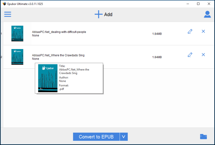 Download Grátis do código de registro do Epubor Ultimate Converter