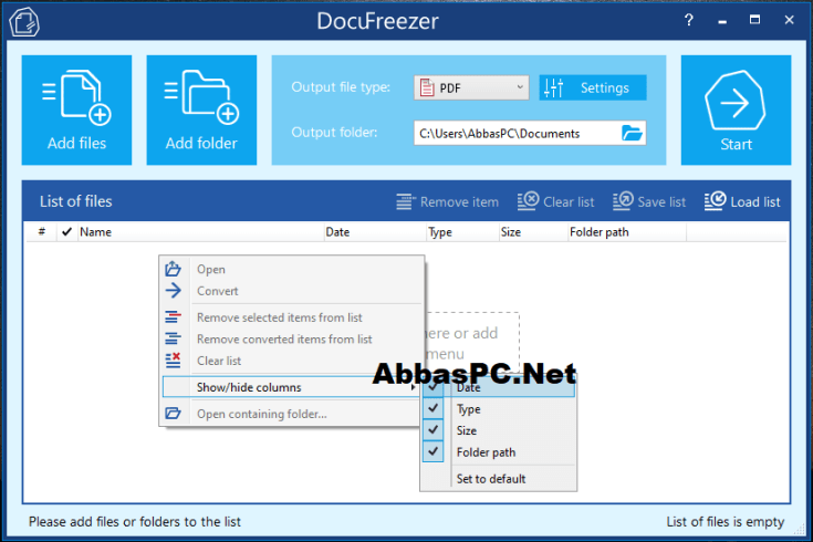 Código de ativação do DocuFreezer