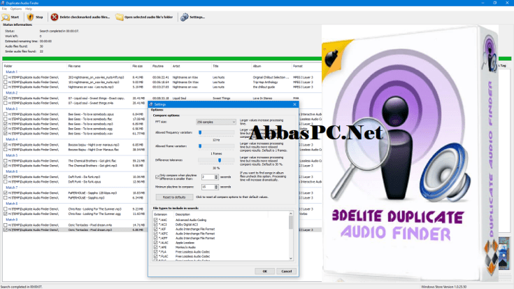 3delite Duplicate MP4 Video and Audio Finder Download Grátis