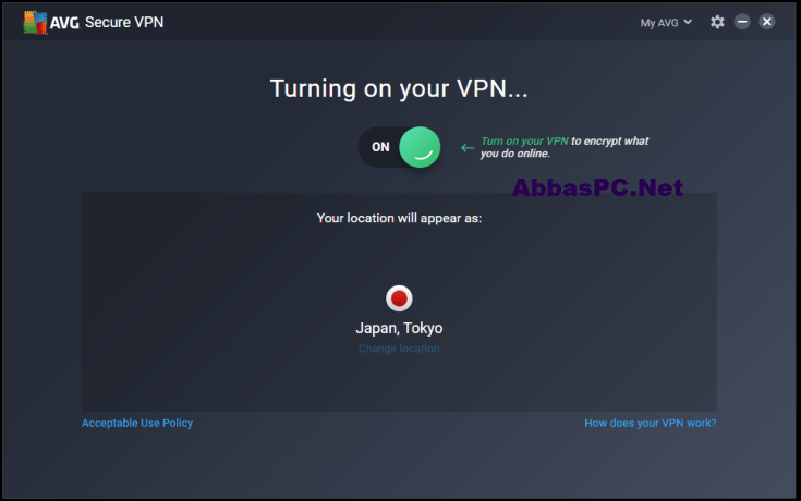 Download do código de ativação do AVG Secure VPN Link direto para PC