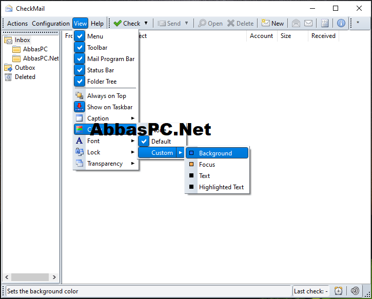 Chave de licença DeskSoft CheckMail