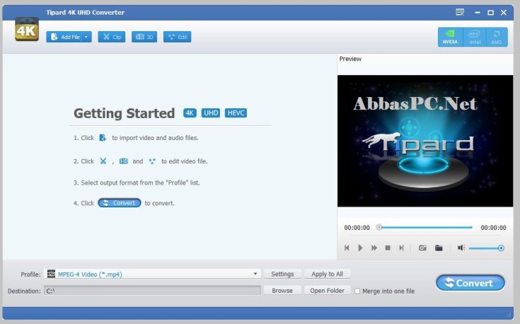 Download Grátis do conversor Tipard 4K UHD