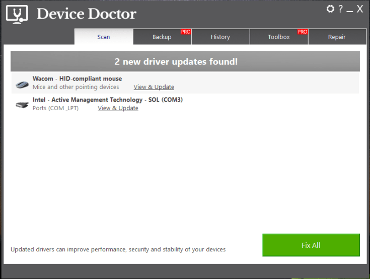 Chave de licença do Device Doctor