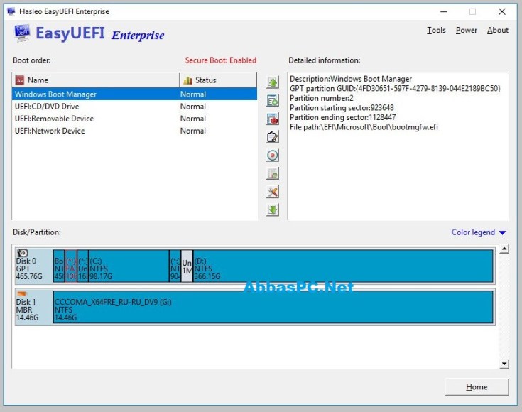 Download da chave serial EasyUEFI Enterprise