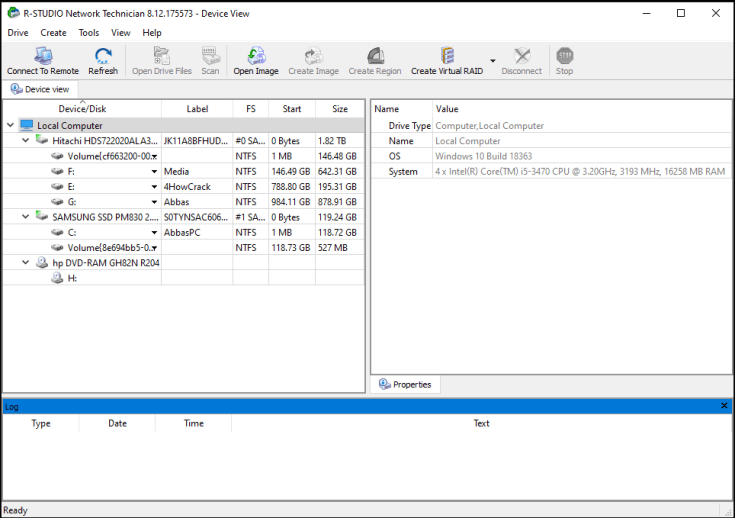 Código de registro de técnico de rede R-Studio