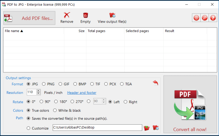 TriSun PDF para JPG totalmente Crackeado