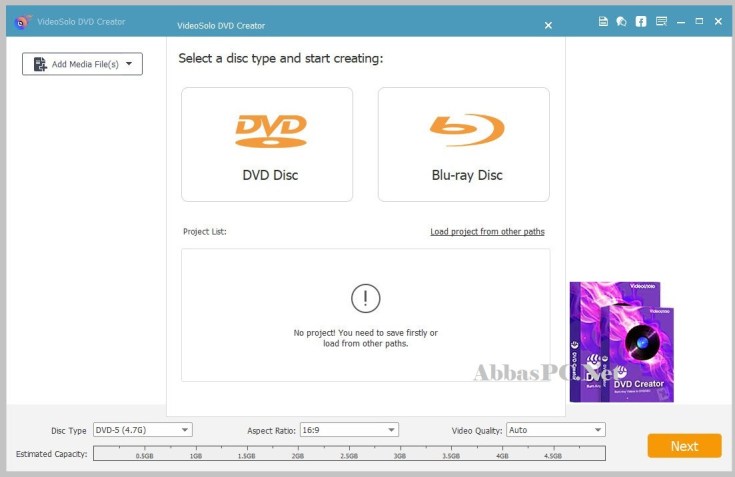 Download completo da série VideoSolo DVD Creator