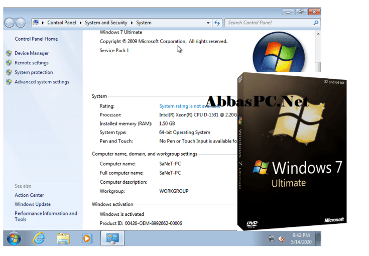 Versão pré-ativada do Windows 7 Ultimate Free Download