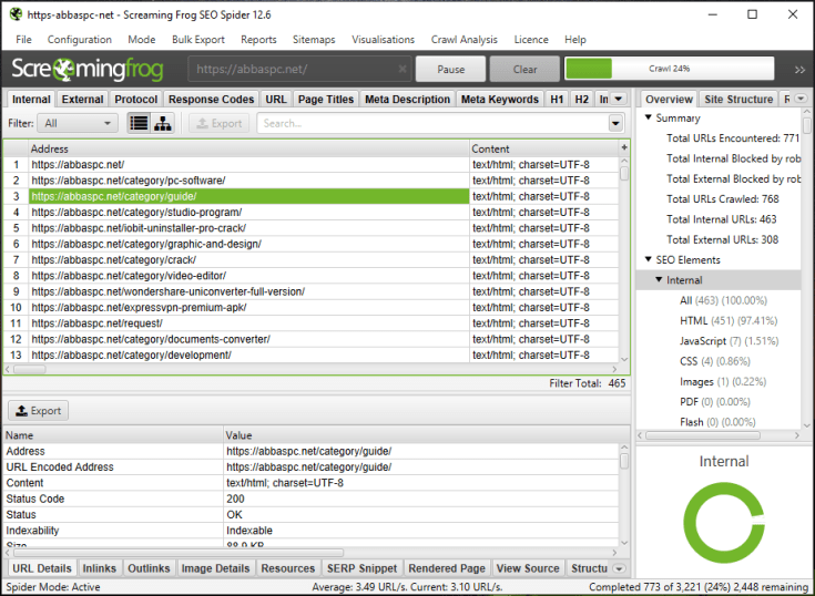 Chave de licença do Screaming Frog SEO Spider